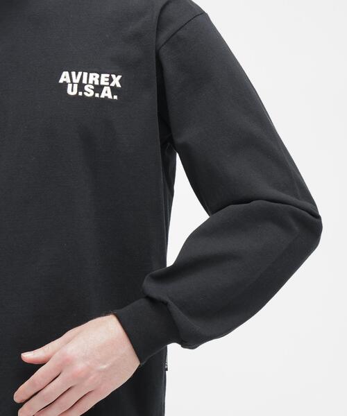 AVIREX（アヴィレックス）の「L/S T-SHIRT "PRIME BEEF" / 長袖Tシャツ ”プライムビーフ” / AVIREX / アヴィレックス（Tシャツ/カットソー・メンズ・レッド/ブラック/ホワイト・M/L/XL/2XL）」の10枚目の写真