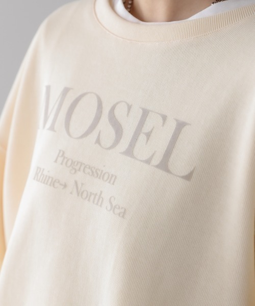 Bou Jeloud(ブージュルード)の「MOSELフロッキーロゴプルオーバー(その他トップス・レディース・ブラック/グレー/オフホワイト・FREE)」の7枚目の写真