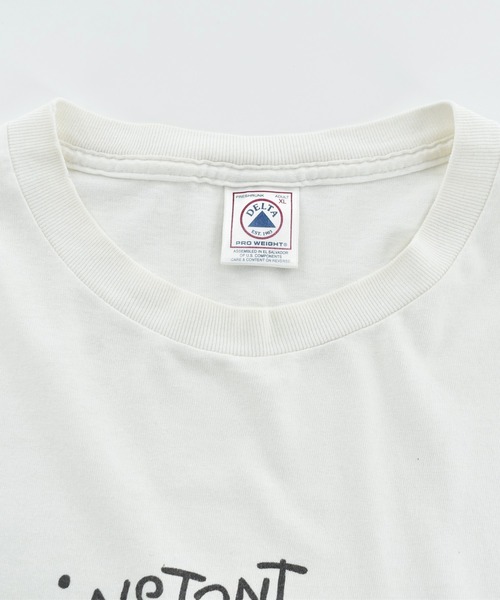 VINTAGE(ヴィンテージ)の「【USED】DELTA “Instant Human Just Add Coffee” メッセージ Tシャツ(Tシャツ/カットソー・メンズ・ホワイト・X-LARGE)」の5枚目の写真