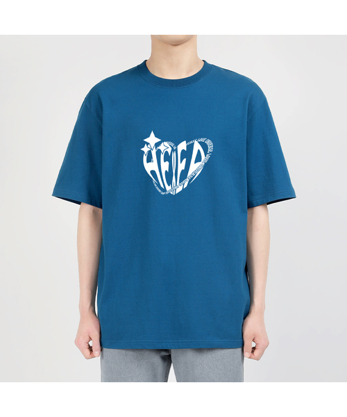 AEXEA（アクシー）の「ラブユニバース 半袖Tシャツ F04BRD_ABX10996（Tシャツ/カットソー・メンズ・ブラック/グレー系その他/ホワイト/ブルー・L/M/S/XL）」の4枚目の写真