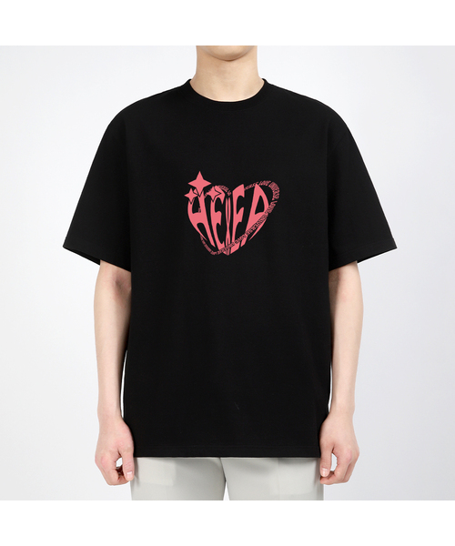 AEXEA（アクシー）の「ラブユニバース 半袖Tシャツ F04BRD_ABX10996（Tシャツ/カットソー・メンズ・ブラック/グレー系その他/ホワイト/ブルー・L/M/S/XL）」の3枚目の写真