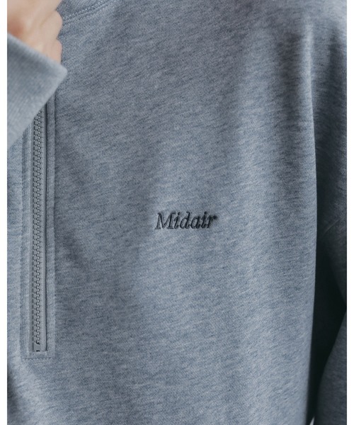 anuke（アンヌーク）の「Halfzip Sweat Onepiece（ワンピース・レディース・グレー/ネイビー・38inch/36inch）」の14枚目の写真