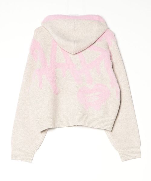 AAPE BY A BATHING APE（エーエイプバイアベイシングエイプ）の「AAPE ZIP UP HOODIE KNIT（ニット/セーター・レディース・アイボリー・XX-SMALL/X-SMALL）」の8枚目の写真