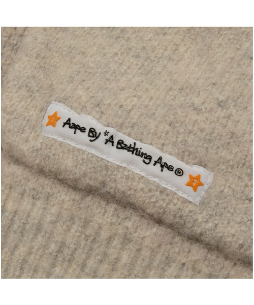 AAPE BY A BATHING APE（エーエイプバイアベイシングエイプ）の「AAPE ZIP UP HOODIE KNIT（ニット/セーター・レディース・アイボリー・XX-SMALL/X-SMALL）」の4枚目の写真