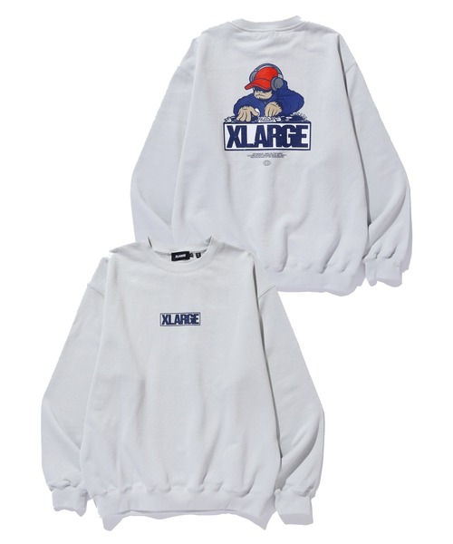XLARGE(エクストララージ)の「APE SELECTAH CREWNECK SWEATSHIRT(スウェット・メンズ・ブラック/アッシュ・XL/L/M/S)」の2枚目の写真