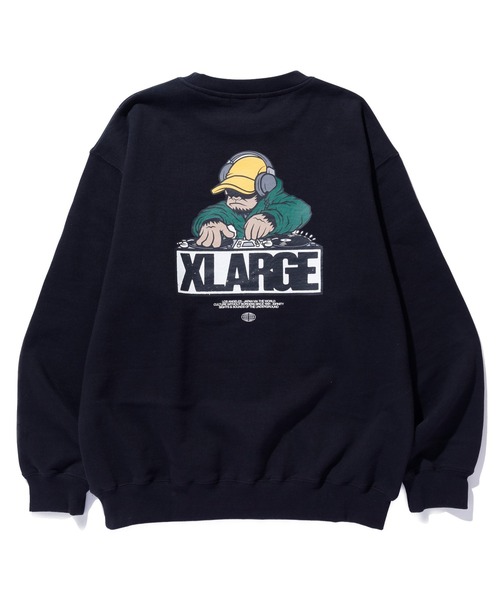 XLARGE(エクストララージ)の「APE SELECTAH CREWNECK SWEATSHIRT(スウェット・メンズ・ブラック/アッシュ・XL/L/M/S)」の4枚目の写真