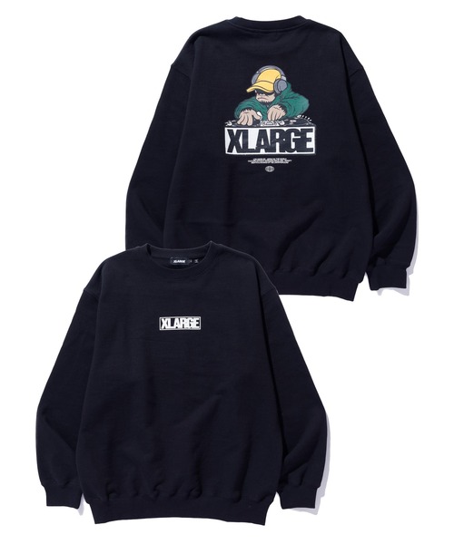 XLARGE(エクストララージ)の「APE SELECTAH CREWNECK SWEATSHIRT(スウェット・メンズ・ブラック/アッシュ・XL/L/M/S)」の3枚目の写真