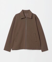 シャイニー ダンボールニット リラックス ブルゾン<A DAY IN THE LIFE>