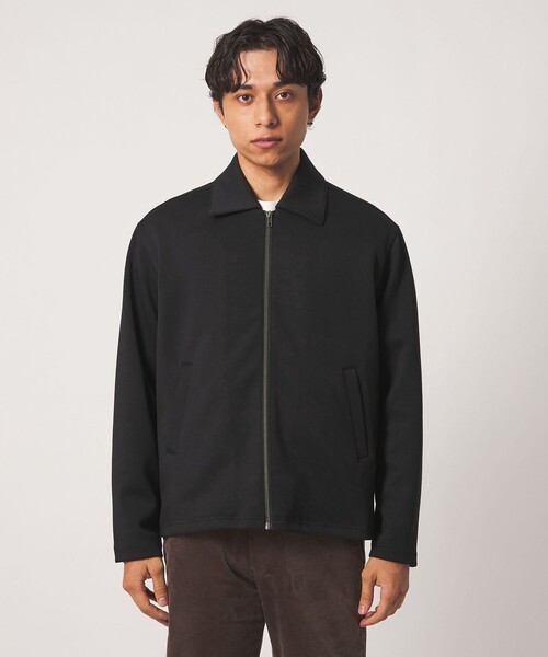 A DAY IN THE LIFE UNITED ARROWS（アデイインザライフユナイテッドアローズ）の「シャイニー ダンボールニット リラックス ブルゾン＜A DAY IN THE LIFE＞（ブルゾン・メンズ・ブラック/ダークブラウン・M/L）」の6枚目の写真