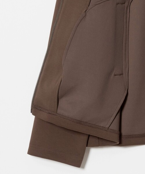 A DAY IN THE LIFE UNITED ARROWS（アデイインザライフユナイテッドアローズ）の「シャイニー ダンボールニット リラックス ブルゾン＜A DAY IN THE LIFE＞（ブルゾン・メンズ・ブラック/ダークブラウン・M/L）」の13枚目の写真