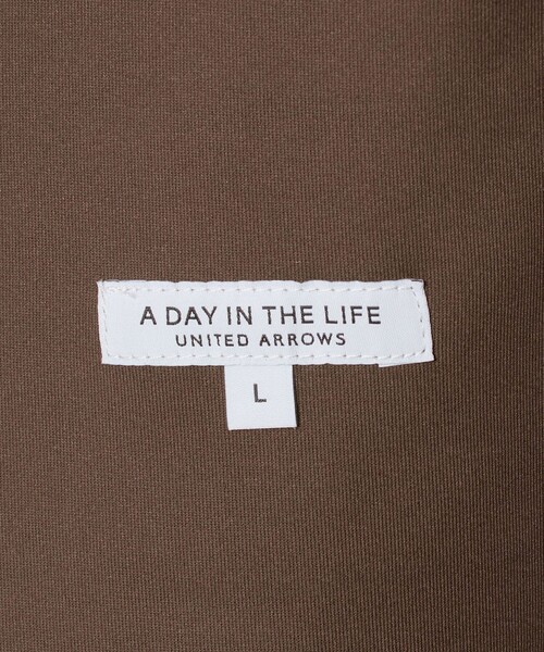 A DAY IN THE LIFE UNITED ARROWS（アデイインザライフユナイテッドアローズ）の「シャイニー ダンボールニット リラックス ブルゾン＜A DAY IN THE LIFE＞（ブルゾン・メンズ・ブラック/ダークブラウン・M/L）」の19枚目の写真