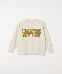 Champion | Champion: クルーネック カレッジライク プリント ロゴ スウェット<KIDS>(スウェット)