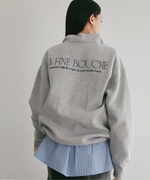 【LA FINE BOUCHEコラボ】ハーフZIPスウェット