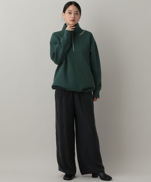 A part by（アパートバイ）の「【LA FINE BOUCHEコラボ】ハーフZIPスウェット（スウェット・レディース・グリーン系その他5/レッド系その他6/ライトグレー・FREE）」の15枚目の写真