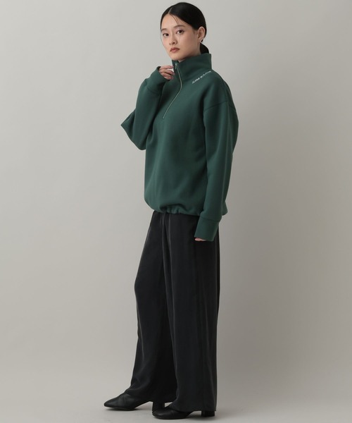 A part by（アパートバイ）の「【LA FINE BOUCHEコラボ】ハーフZIPスウェット（スウェット・レディース・グリーン系その他5/レッド系その他6/ライトグレー・FREE）」の16枚目の写真