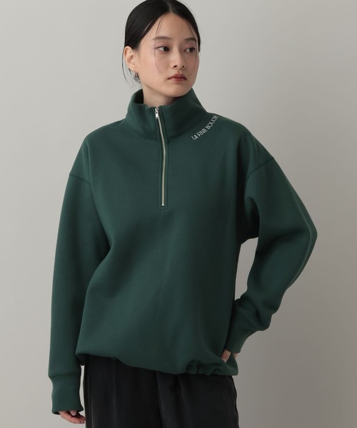 A part by（アパートバイ）の「【LA FINE BOUCHEコラボ】ハーフZIPスウェット（スウェット・レディース・グリーン系その他5/レッド系その他6/ライトグレー・FREE）」の18枚目の写真