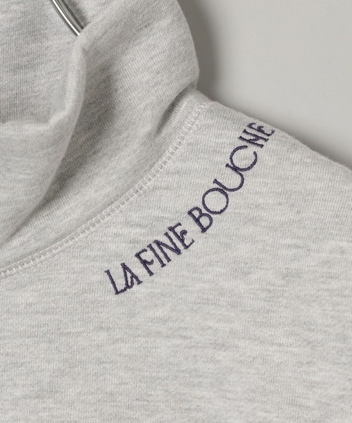 A part by（アパートバイ）の「【LA FINE BOUCHEコラボ】ハーフZIPスウェット（スウェット・レディース・グリーン系その他5/レッド系その他6/ライトグレー・FREE）」の7枚目の写真