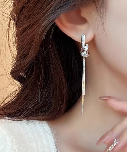 TUNE(チューン)の「【TUNE】ビジューロングピアス(ピアス(両耳用)・レディース・その他1/その他2/その他3/その他4/その他6・FREE)」の2枚目の写真