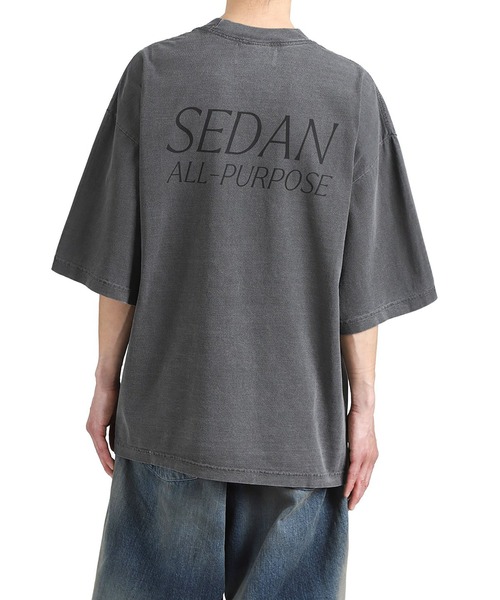 SEDAN ALL-PURPOSE（セダンオールパーパス）の「SEDAN ALL-PURPOSE / セダン オールパーパス：Garment Dyed S/S Tee：SD26S-CT13[PIE]（Tシャツ/カットソー・メンズ・グレー・M/L）」の8枚目の写真