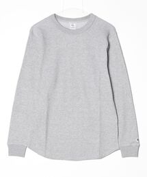 【JEMORGAN/ジェーイーモーガン】 ダブルフェイス ハニカムワッフルロングスリーブTシャツ