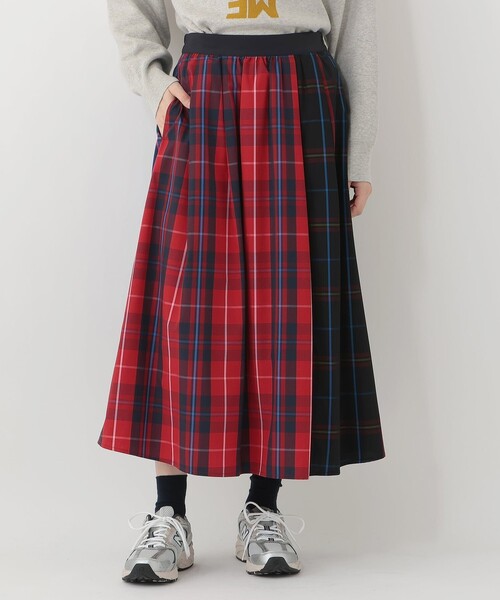 Afternoon Tea(アフタヌーンティー)の「切替ギャザースカート/Afternoon Tea Original Tartans(スカート・レディース・マルチ・MEDIUM)」の1枚目の写真