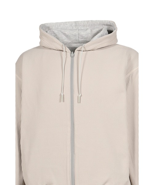 DAIWA PIER39（ダイワピア39）の「TECH SWEAT DOUBLE FACE PARKA（パーカー・メンズ・グレー/ライトブラウン・MEDIUM/SMALL）」の10枚目の写真