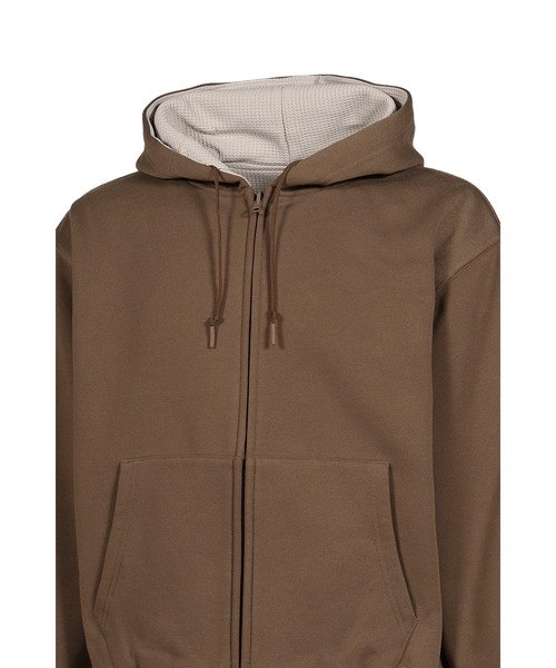 DAIWA PIER39（ダイワピア39）の「TECH SWEAT DOUBLE FACE PARKA（パーカー・メンズ・グレー/ライトブラウン・MEDIUM/SMALL）」の14枚目の写真