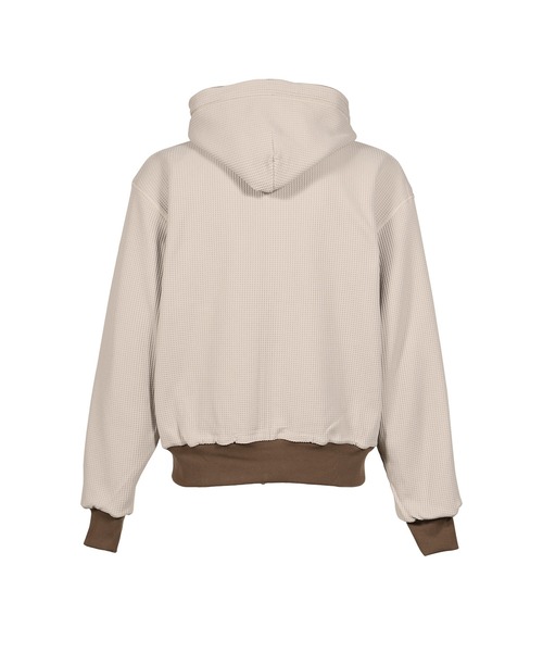 DAIWA PIER39（ダイワピア39）の「TECH SWEAT DOUBLE FACE PARKA（パーカー・メンズ・グレー/ライトブラウン・MEDIUM/SMALL）」の17枚目の写真