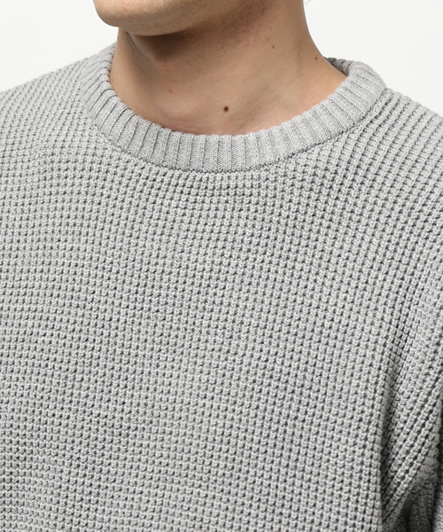 コットンワッフルニット