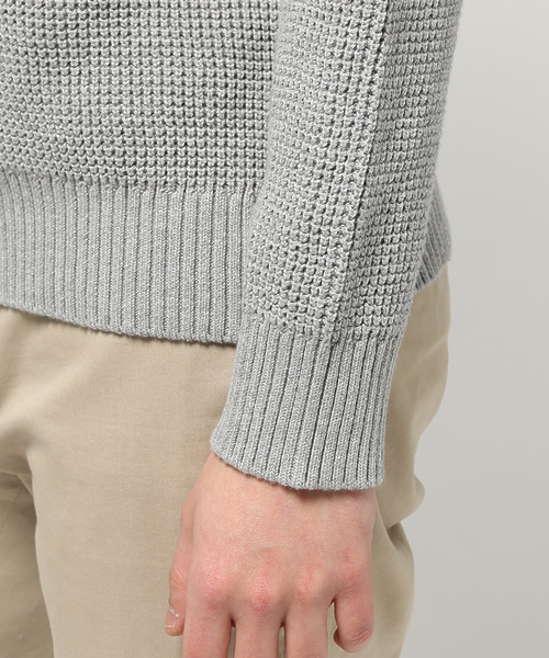 コットンワッフルニット