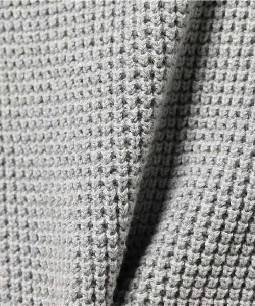 コットンワッフルニット