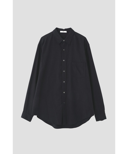 Y(ワイ)の「Y / ORGANIC COTTON / TENCEL BRUSHED TWILL SH(シャツ/ブラウス・メンズ・ネイビー/ホワイト・MEDIUM/LARGE/SMALL)」の14枚目の写真