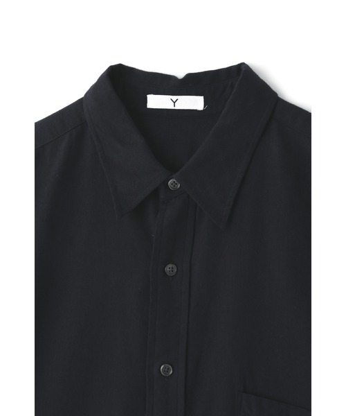 Y(ワイ)の「Y / ORGANIC COTTON / TENCEL BRUSHED TWILL SH(シャツ/ブラウス・メンズ・ネイビー/ホワイト・MEDIUM/LARGE/SMALL)」の16枚目の写真