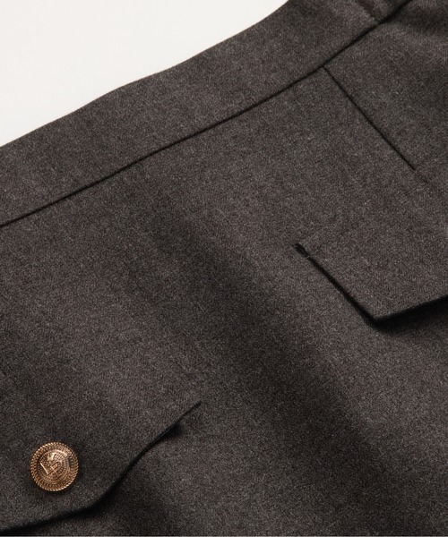 LA POMME petit（ラポミ・プチ）の「Elegant Panel Collar Long Skirt Set Up/エレガントパネルカラーロングスカートセットアップ（セットアップ・レディース・グレー・LARGE/MEDIUM/SMALL）」の10枚目の写真