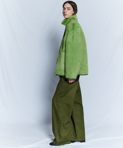 MAISON SPECIAL(メゾンスペシャル)の「【26WINTER PRE-ORDER】Reversible Boa Coat/リバーシブルボアコート(その他アウター・レディース・ブラック/ベージュ/ブラウン・FREE)」の18枚目の写真