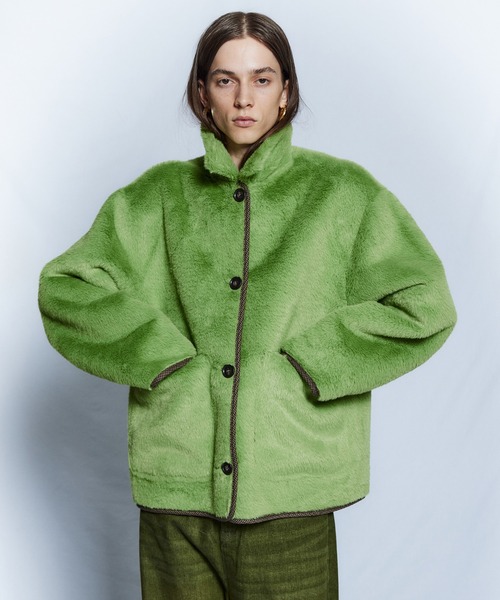MAISON SPECIAL(メゾンスペシャル)の「【26WINTER PRE-ORDER】Reversible Boa Coat/リバーシブルボアコート(その他アウター・レディース・ブラック/ベージュ/ブラウン・FREE)」の20枚目の写真