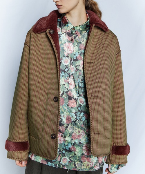 MAISON SPECIAL(メゾンスペシャル)の「【26WINTER PRE-ORDER】Reversible Boa Coat/リバーシブルボアコート(その他アウター・レディース・ブラック/ベージュ/ブラウン・FREE)」の6枚目の写真