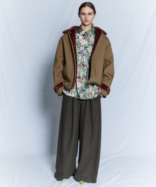 MAISON SPECIAL(メゾンスペシャル)の「【26WINTER PRE-ORDER】Reversible Boa Coat/リバーシブルボアコート(その他アウター・レディース・ブラック/ベージュ/ブラウン・FREE)」の8枚目の写真