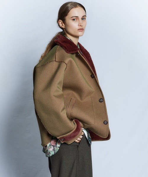 MAISON SPECIAL(メゾンスペシャル)の「【26WINTER PRE-ORDER】Reversible Boa Coat/リバーシブルボアコート(その他アウター・レディース・ブラック/ベージュ/ブラウン・FREE)」の10枚目の写真