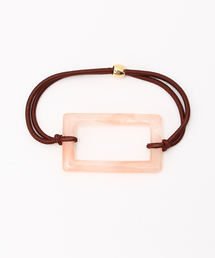 SMELLY | SMELLY アクリルシカクポニー(ヘアゴム)