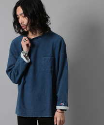 Champion | Champion / チャンピオン × AMERICAN RAG CIE 別注リバースウィ-ブ インディゴ スウェットシャツ（C8-J024）(スウェット)
