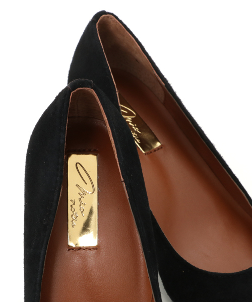 mio notis（ミオノティス）の「50mmゴートスエードチャンキーヒールパンプス（パンプス・レディース・ブラック×ホワイト/グレー/ブラック/カーキ/ベージュ・39/36/37/38/35）」の11枚目の写真