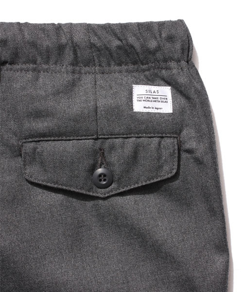 SILAS（サイラス）の「EASY PLEATED PANTS(MADE IN JAPAN)（その他パンツ・メンズ・チャコール/ネイビー・34inch/30 inch/32inch）」の5枚目の写真