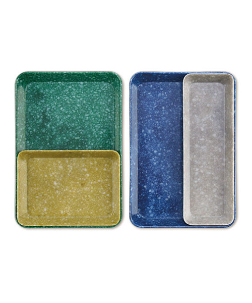 HIGHTIDE（ハイタイド）の「Marbled Melamine Desk Tray マーブル メラミン デスクトレイ トレー ミニ (S)（収納グッズ・レディース・マスタード/ネイビー/グレー/ダークグリーン/ブラック/アイボリー・FREE）」の13枚目の写真