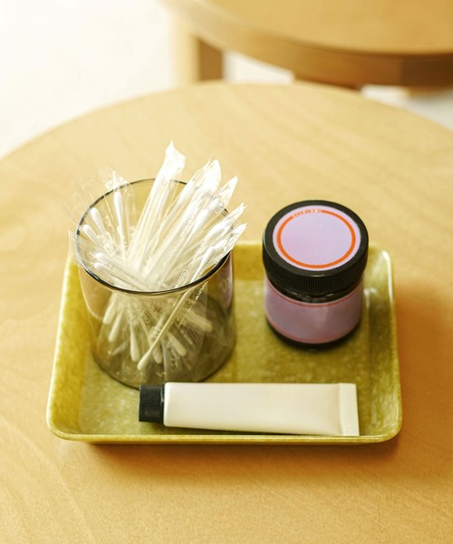 HIGHTIDE（ハイタイド）の「Marbled Melamine Desk Tray マーブル メラミン デスクトレイ トレー ミニ (S)（収納グッズ・レディース・マスタード/ネイビー/グレー/ダークグリーン/ブラック/アイボリー・FREE）」の6枚目の写真