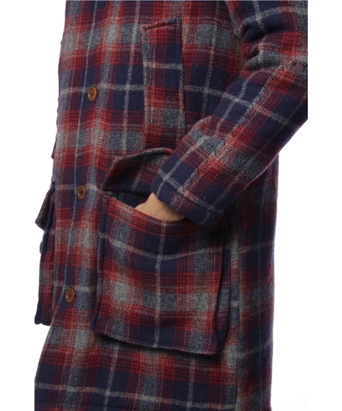 BODE Orange & White Clinton Street Label Quilt | REVERSIBLE bode