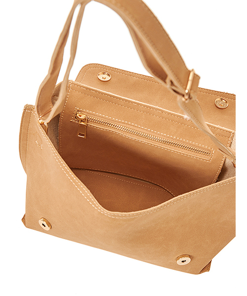 fifth(フィフス)の「ベルトハンドルクラッチショルダーバッグ(ショルダーバッグ・レディース・ベージュ/グレー・FREE)」の12枚目の写真