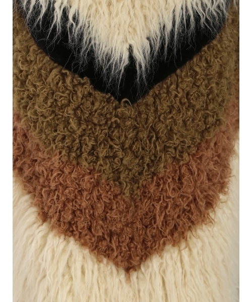 MURUA(ムルーア)の「MIX FAKE FUR VEST(その他アウター・レディース・アイボリー/マルチ・FREE)」の11枚目の写真