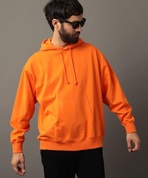 BEAUTY&YOUTH UNITED ARROWS（ビューティーアンドユースユナイテッドアローズ）の「BY ライトスウェット ビッグ パーカー ◆（パーカー・メンズ・オレンジ/ネイビー/ベージュ・LARGE/MEDIUM/SMALL/X-LARGE）」の8枚目の写真