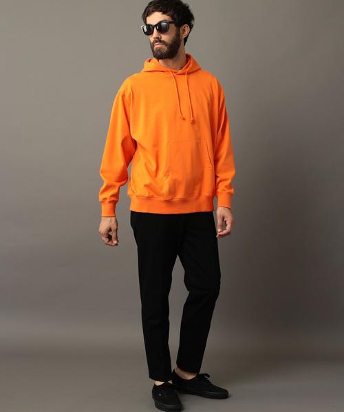 BEAUTY&YOUTH UNITED ARROWS（ビューティーアンドユースユナイテッドアローズ）の「BY ライトスウェット ビッグ パーカー ◆（パーカー・メンズ・オレンジ/ネイビー/ベージュ・LARGE/MEDIUM/SMALL/X-LARGE）」の4枚目の写真